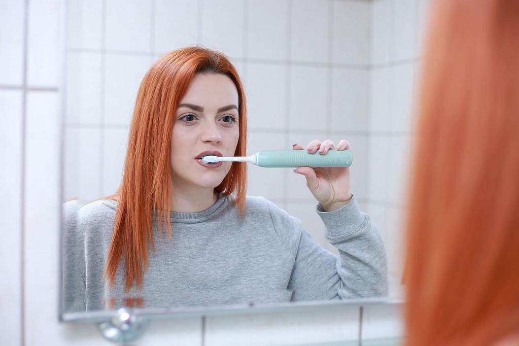 teeth, toothpaste