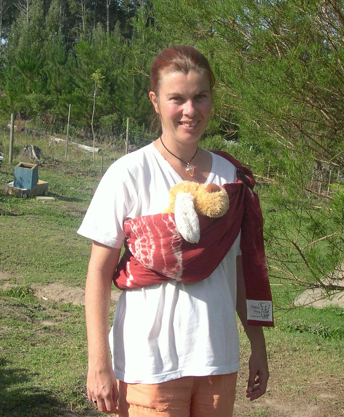 Pauline with Mighty Mama baby sling