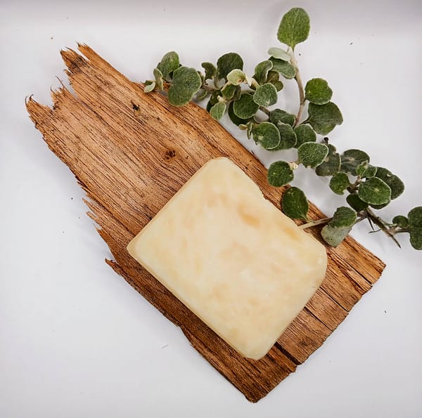 Shampoo bar herbal on wood